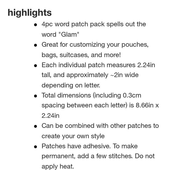 STONEY CLOVER LANE X TARGET COLLAB GLAM PATCHES NWT 4 PACK PC SET - Picture 3 of 10